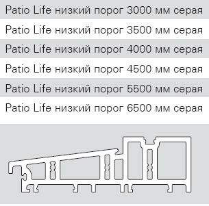 Термопорог Patio Life 5500 мм