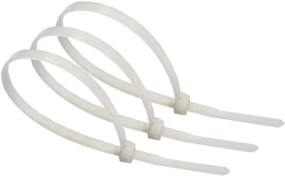 Хомут стяжной 2,5х200 мм, белый (100 шт. уп.)