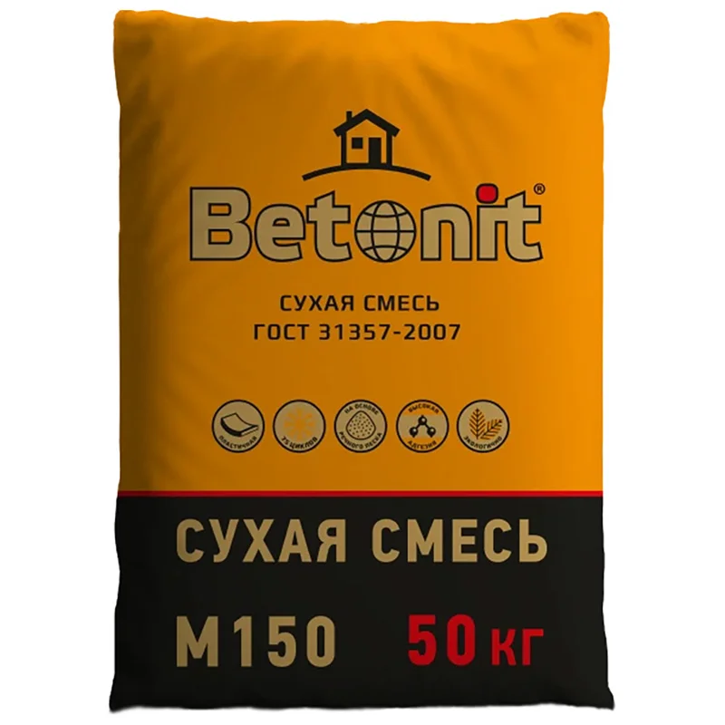 Смесь сухая Универсальная М150, 50 кг, BETONIT