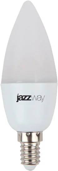 Лампа светодиодная 7 Вт Свеча Е14 5000К 560лм 230В JazzWay 1027832-2