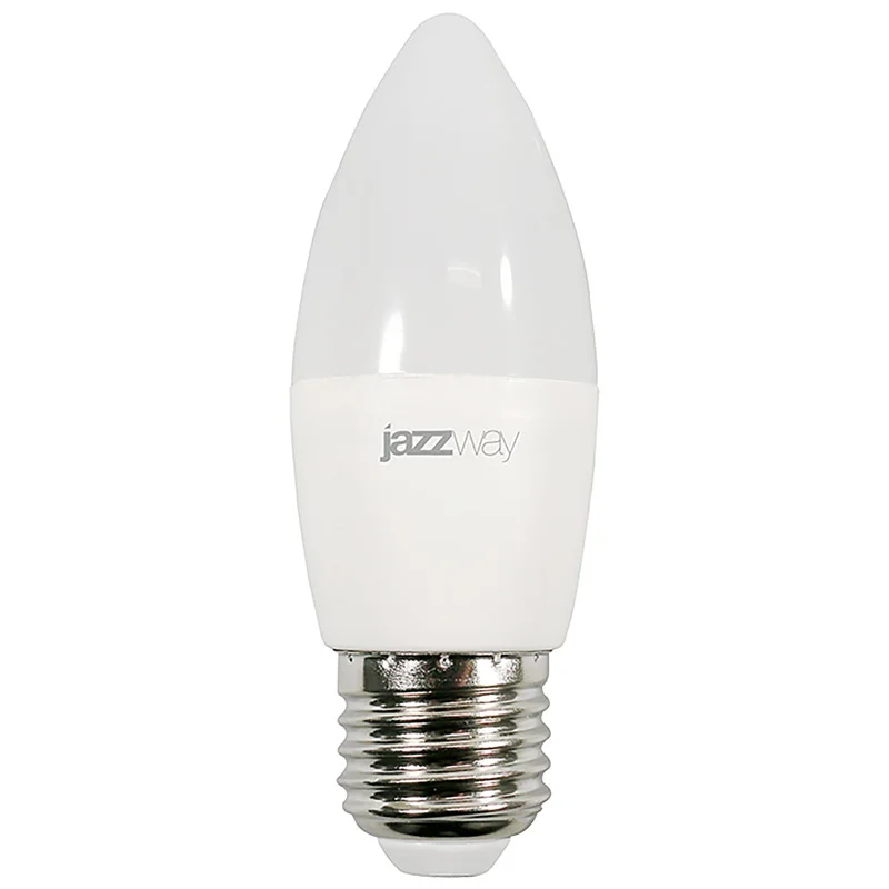 Лампа-свеча светодиодная PLED-SP C37, 7Вт, Е27, 5000К, 560Лм, JazzWay 1027849-2