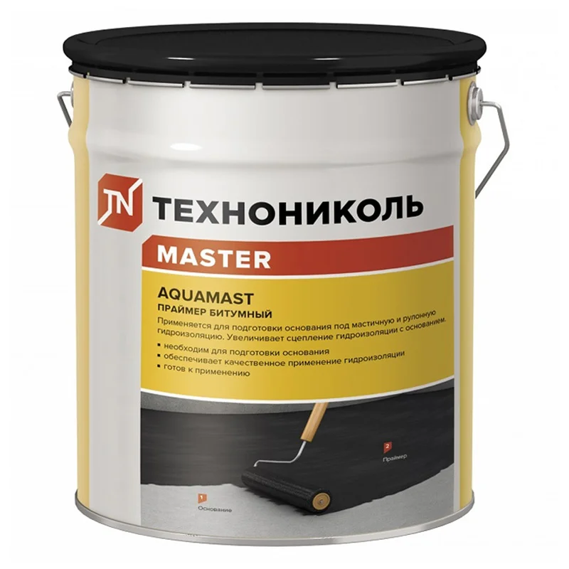 Праймер битумный Аквамаст ТЕХНОНИКОЛЬ 18 л/16 кг