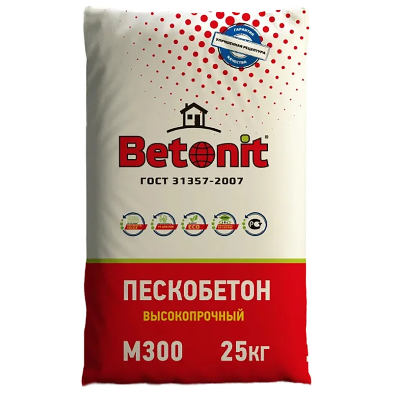 Пескобетон BETONIT М300, 25 кг