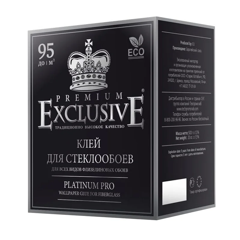 Клей для стеклообоев EXCLUSIVE Platinum Pro, 500 г