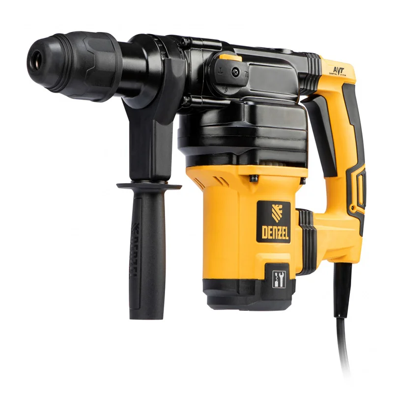 Перфоратор электрический RHV-1050-38-max, SDS-max, 1050 Вт, 10 Дж, 2+1 режим, Denzel