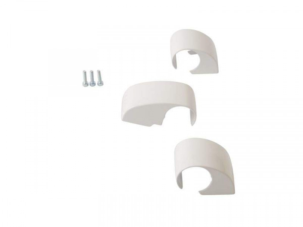 Комплект крышек для DOMINA HP COVER (3 шт.), межосевое 62.5 мм, белый RAL9010, 06121410N