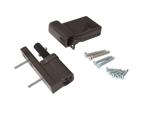 Петля дверная Elementis K-N (15-20 мм), на 120кг., Коричневый, RAL8019