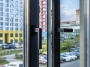 Ручка оконная Internika DUBLIN 35 мм, алюминиевая, 2 винта, черный матовый RAL9005M (45°)