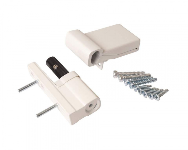 Петля дверная Elementis K-N (15-20 мм), на 120кг., Белый, RAL9016