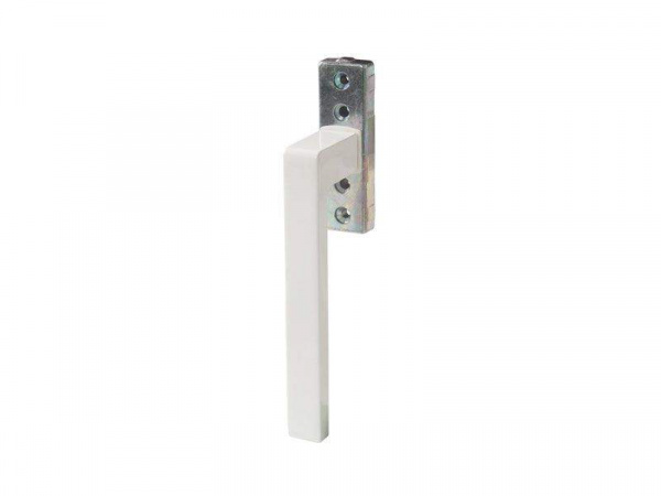 Ручка KORA 175 с четырёхгранным штифтом 7 мм, 90 градусов, белая RAL9010, 02466410