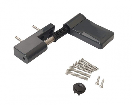 Петля дверная ELEMENTIS серия IQ-Plus 16-19 мм, Антрацит RAL7016