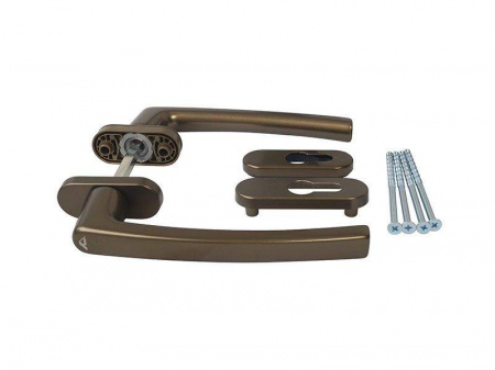Гарнитур нажимной RotoLine Patio, средняя бронза