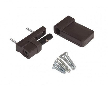 Петля дверная Elementis K-S (15-20 мм), на 100кг., Коричневый, RAL8019