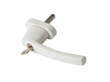 Ручка Rotoline с ключом Tilt First 37мм, белый RAL9016