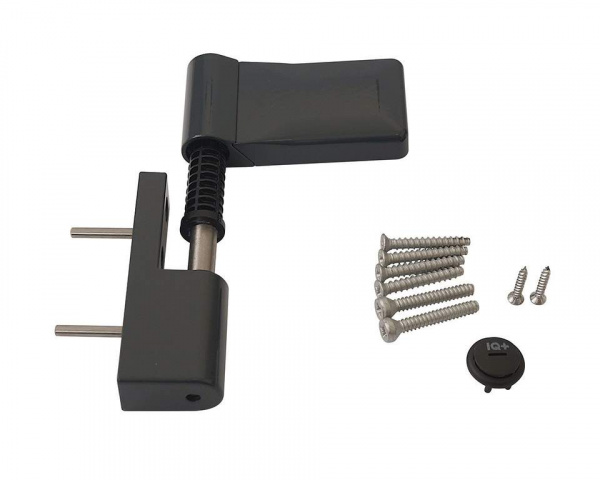 Петля дверная ELEMENTIS серия IQ-Plus 16-19 мм, Антрацит RAL7016