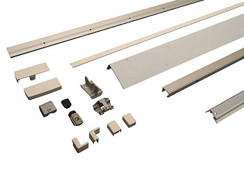 Комплект шин Patio Alversa, ПВХ/дерево, 1251-1450 мм R072, белый