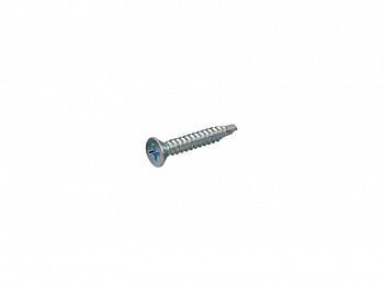 Шуруп c буром MAXBAR (саморез) 3,9x25, потайная головка (10 000/1000) , оцинкованный с насечками
