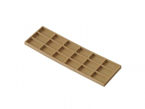 Пластина рихтовочная Bistrong 100x30x4 желтая