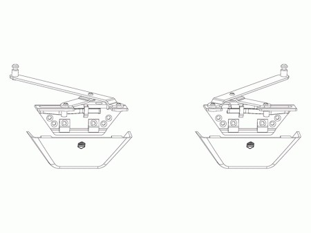 Ножницы откидные для SKB-S/SE, комплект коричневый