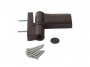 Петля Maxbar KT-V 6R наплав 18-23мм Коричневый RAL8077