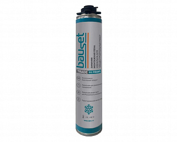 Пена монтажная профессиональная Bauset TRADE 65 PROFI зимняя (-18C)