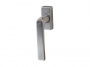 Ручка оконная HOPPE Dallas Secustic алюминиевая, штифт variofit 32-52 мм (F9) титан, 90° , 2 винта М5х55/60