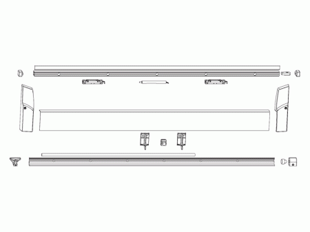 Шины SKB-S/SE/Z 1051-1250, комплект белый