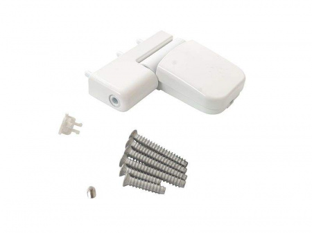 Петля дверная Maxbar 89NN, 16,5-19 мм, Белый RAL9016