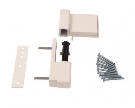 Петля дверная Elementis Compact, на 80кг., Белый RAL9016
