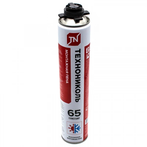 Пена монтажная профессиональная ТехноНИКОЛЬ 65 CONSTANT, всесезонная
