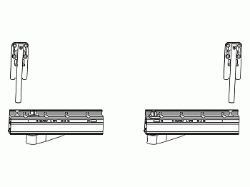 Комплект кареток SKB-S/SE, правый