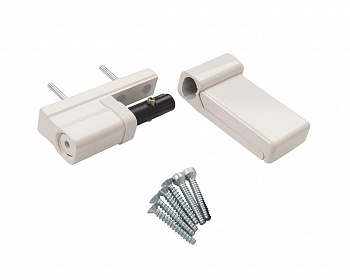 Петля дверная Elementis K-V (15-20 мм), на 120кг., Белый RAL9016