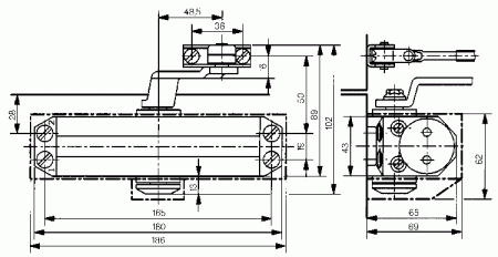 Доводчик dormakaba TS-77 EN 2  Серебристый