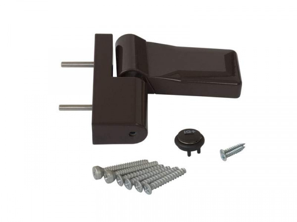 Петля дверная ELEMENTIS серия IQ-Plus 19-22 мм, Коричневый RAL8019
