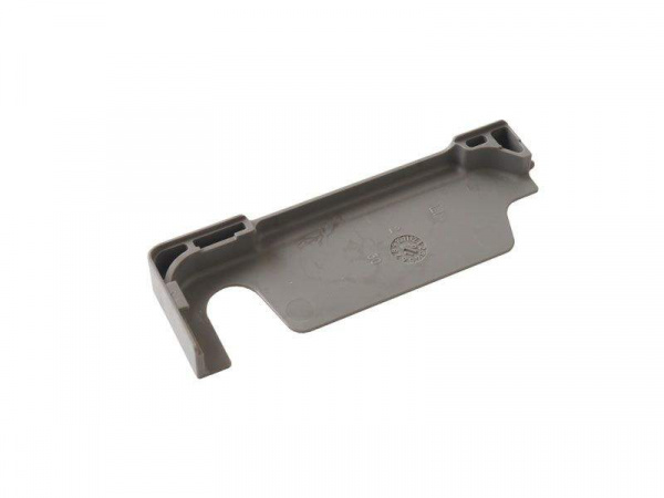 Накладка декоративная нижней петли на раме левая V-V EL AX30 RAL7037