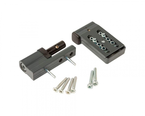 Петля дверная Elementis K-V (15-20 мм), на 120кг., RAL7016 антрацит