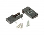 Петля дверная Elementis K-V (15-20 мм), на 120кг., RAL7016 антрацит