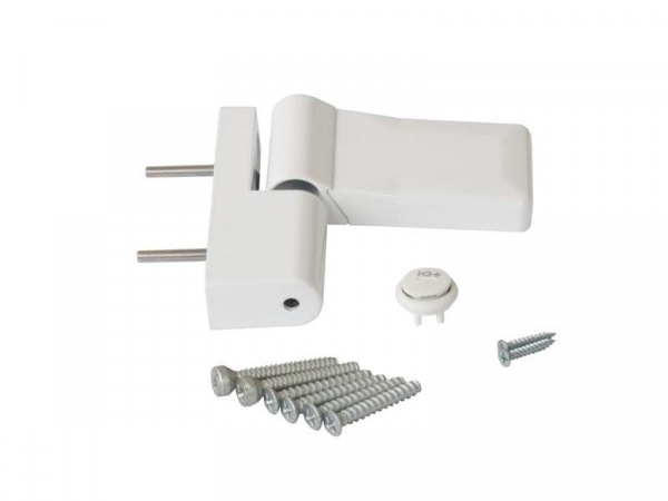 Петля дверная ELEMENTIS серия IQ-Plus 19-22 мм, Белый RAL9016