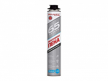 Пена монтажная профессиональная REALIST PRO Silver 65л зимняя