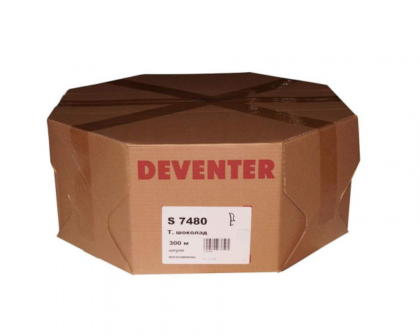 Уплотнитель контурный для межкомнатных дверей DEVENTER, ТЭП, темный шоколад RAL 8017