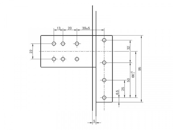 Петля дверная Roto Solid 150 P (110 кг), 17-20,5 мм RAL 9016 E, Белый