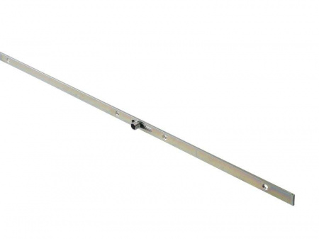 Замок Maxbar №856 привод от ручки F16/45/92/8мм, с 4 роликовыми цапфами удлиняемый Серебристый