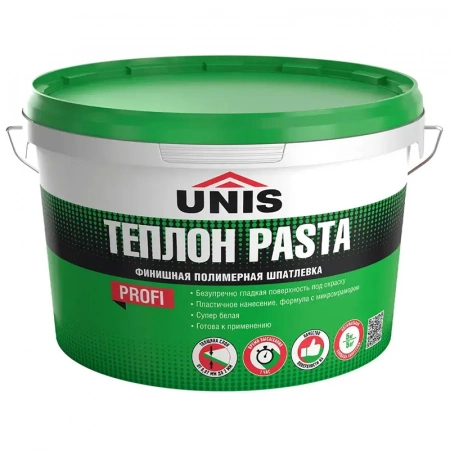 Шпаклевка готовая финишная полимерная ЮНИС Теплон Pasta, 5 кг