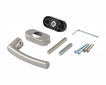 Ручка оконная Rotoline, M5x35/M5x50, 90° неокрашенная