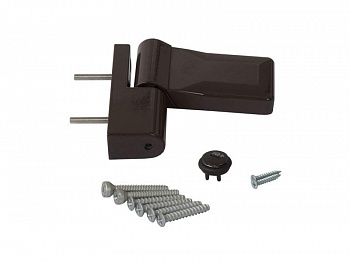 Петля дверная ELEMENTIS серия IQ-Plus 16-19 мм, Коричневый RAL8019