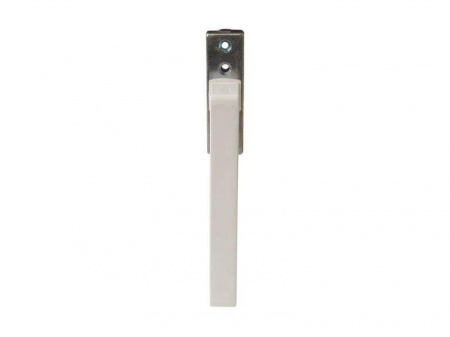 Ручка KORA 175 с четырёхгранным штифтом 7 мм, 90 градусов, белая RAL9010, 02466410