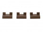 Петля на створке 50мм FOLD /3 шт./, сред. бронза R05.3