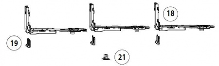 Комплект запорных элементов Patio 160S ALU D10