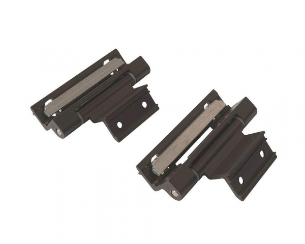 Комплект петель фрамужных Alu 540, клемма 1, V.02, 130 кг, коричневый R05.4, 728717, 2 шт.