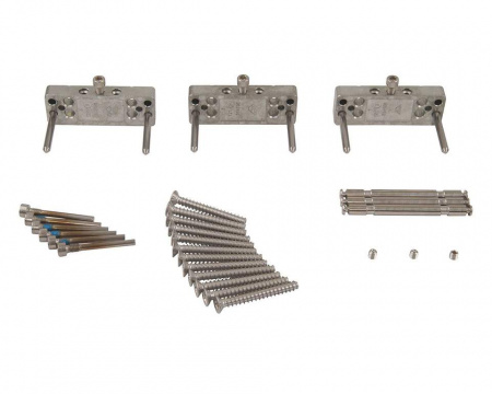 Крепеж петли створки Patio FOLD Alu (3 штуки), штифт 40 мм, 765866
